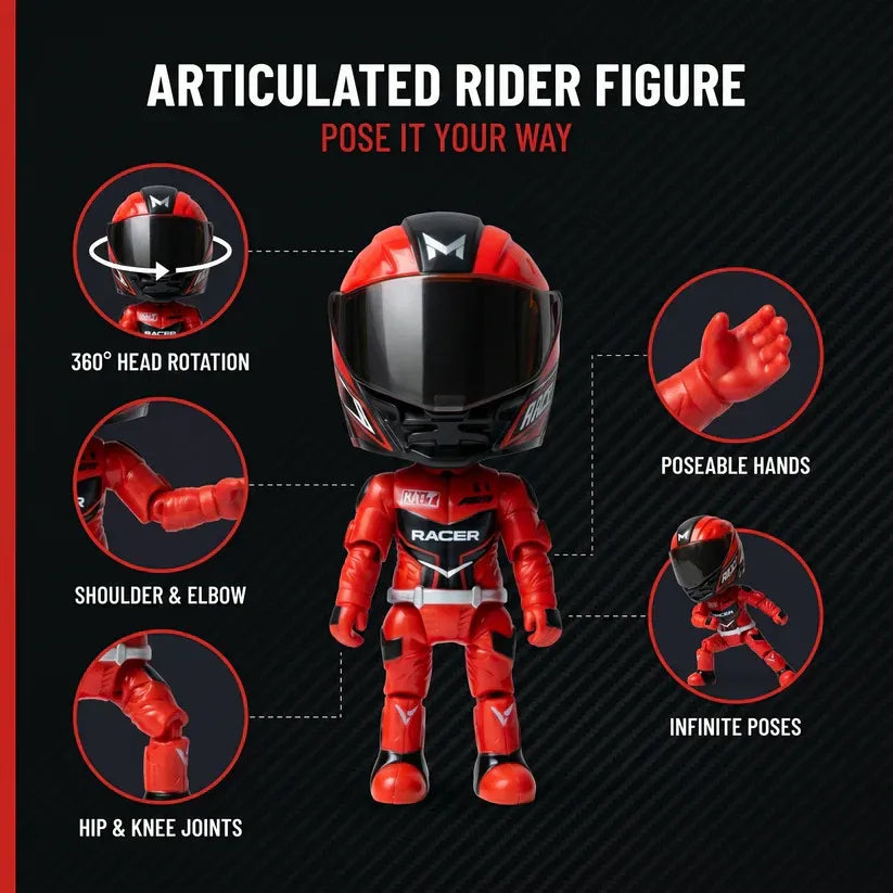PawJoy Transforming Moto Figure